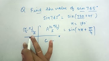 Find the value of sin 765 degree - (Class 11 Ex 3.2 Q6 )