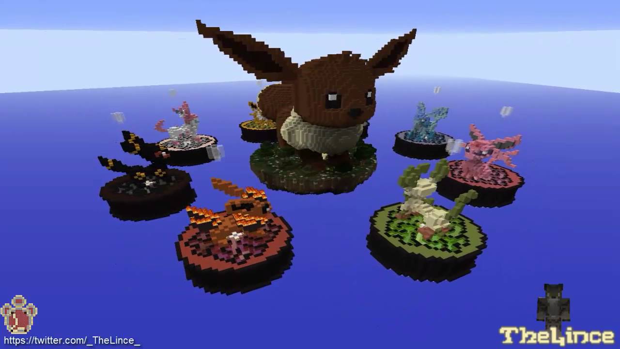 Skywars " Pokemon eevee evolution " . Descarga Libre 