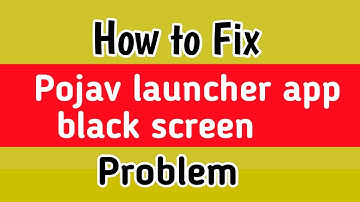 How to Fix Pojav Launcher App Black Screen Problem | Pojav Launcher Black Screen Problem Solve