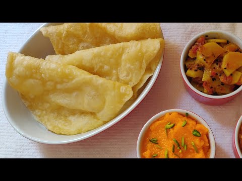 Halwa, Puri and Aloo Tarkari by Simply Delectable
