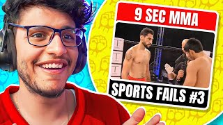 9 Second MMA Knockout - Funniest Sports Fails Ever!!! (#3) | Triggered Insaan