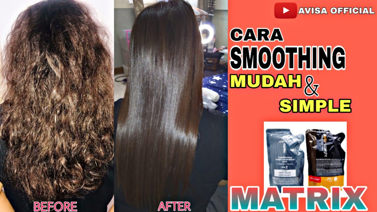 Smoothing Rambut Sendiri Ala Tkw Rumahan - Youtube