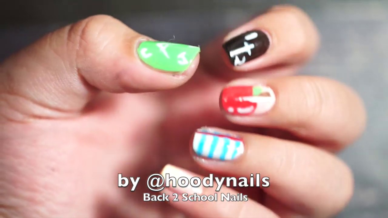 3. Quick and Easy Back to School Nails - wide 10