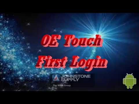 OE Touch First Login - Android