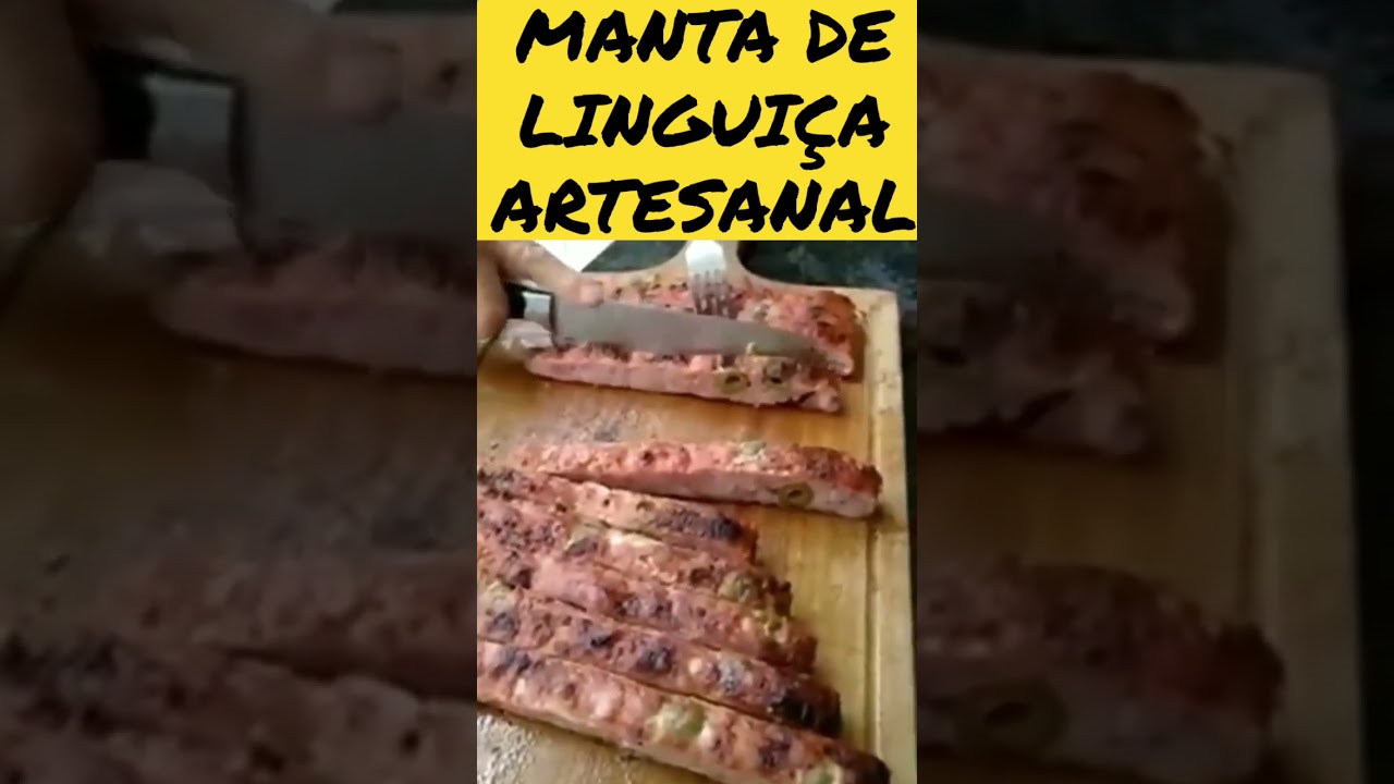 LINGUIÇA ARTESANAL EM MANTA 