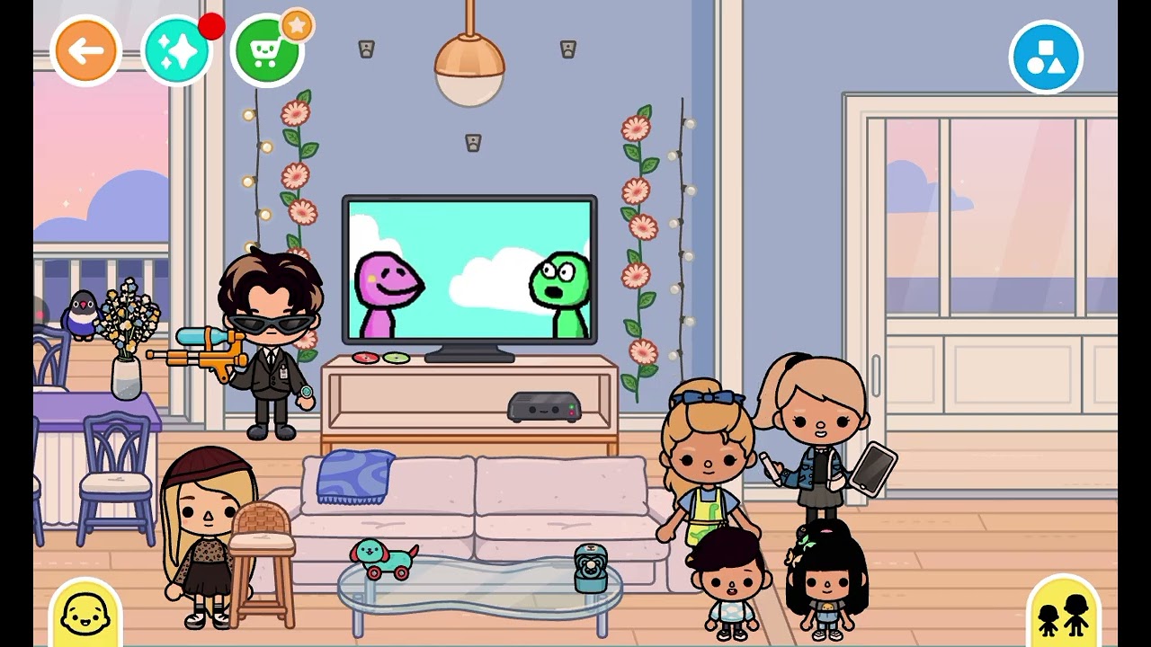 Toca Boca bohatá rodinka 1. Díl 💞💎🍦✨🤭