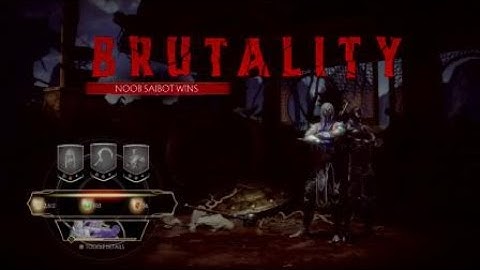 Mortal Kombat 11 Noob Saibot Skinned Brutality
