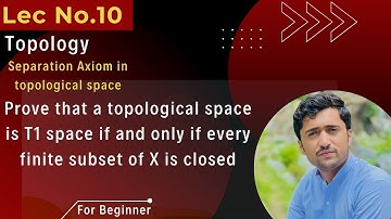 Prove that a topological space is T1 space if and only if every finite subset of X is closed