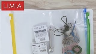 【簡単DIY】ファスナー付きプラスチックバッグで小物収納を作ってみた【ハンドメイド】