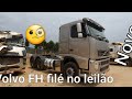 Visitação caminhões no Leilão.... Palácio dos Leilões... FH filé...Scania R450.... Actros...Atego