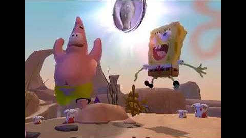 Spongebob Squarepants Movie Game Rub a dub dub slip slide in the tub