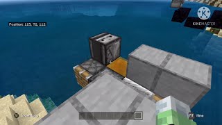 How to make a horizontal Flying Machine (2 way) Bedrock Edition