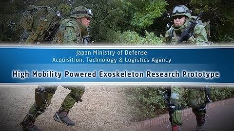 Research Prototype of High Mobility Powered Exoskeleton (Advanced Defense Technology Ceneter）