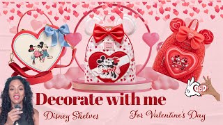 Decorate with me| Disney Shelves | Valentines Day edition 2026