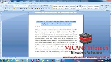 A new method for breast micro calcification detection and characterization using digital temporal