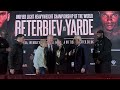 Beterviev y Yarde frente a frente en Londres
