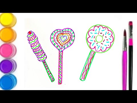 Video Mĩ thuật 1: Vẽ và trang trí kẹo que bằng nét - youtube