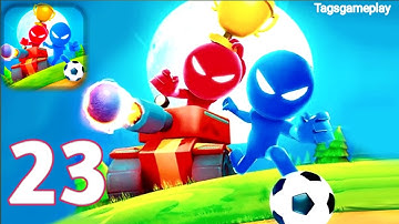 Stickman Party - Gameplay Part 23 Tournament Mode 1 2 3 4 Players Free Random MiniGames Update