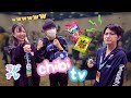 日本人選手がアメリカのグミを試食/JP Smashers Try American Gummies
