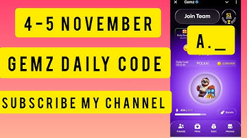 Gemz Daily Cipher code today 4 november | Gemz Daily Code Today 4-5 November | Gemz Daily Code Today