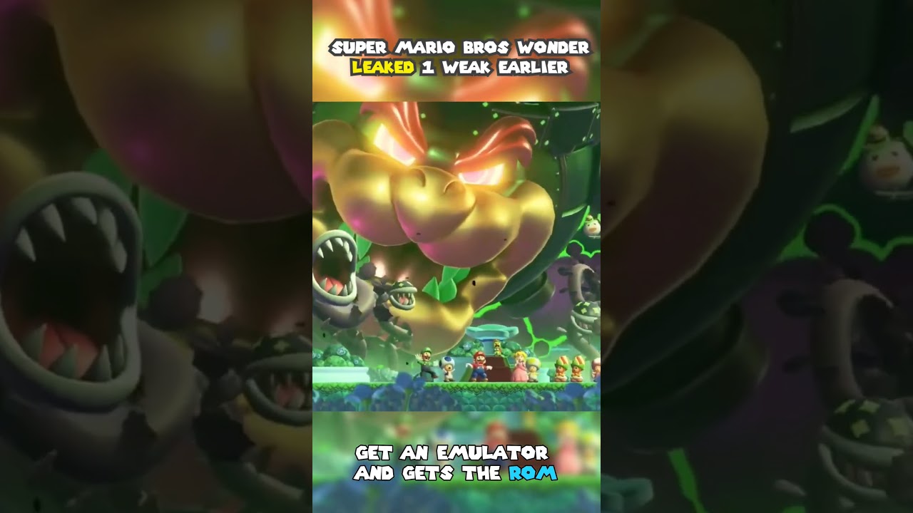 Super Mario Bros. Wonder Leaks Online, Raise Spoiler Shields