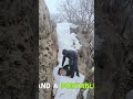 I Built a Snow Wall Shelter in a -20°F Blizzard ❄️