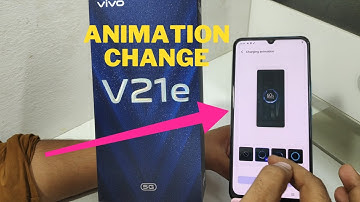 How to change face and finger print animation in VIVO V21E| Vivo Mobile  charging Style Animation