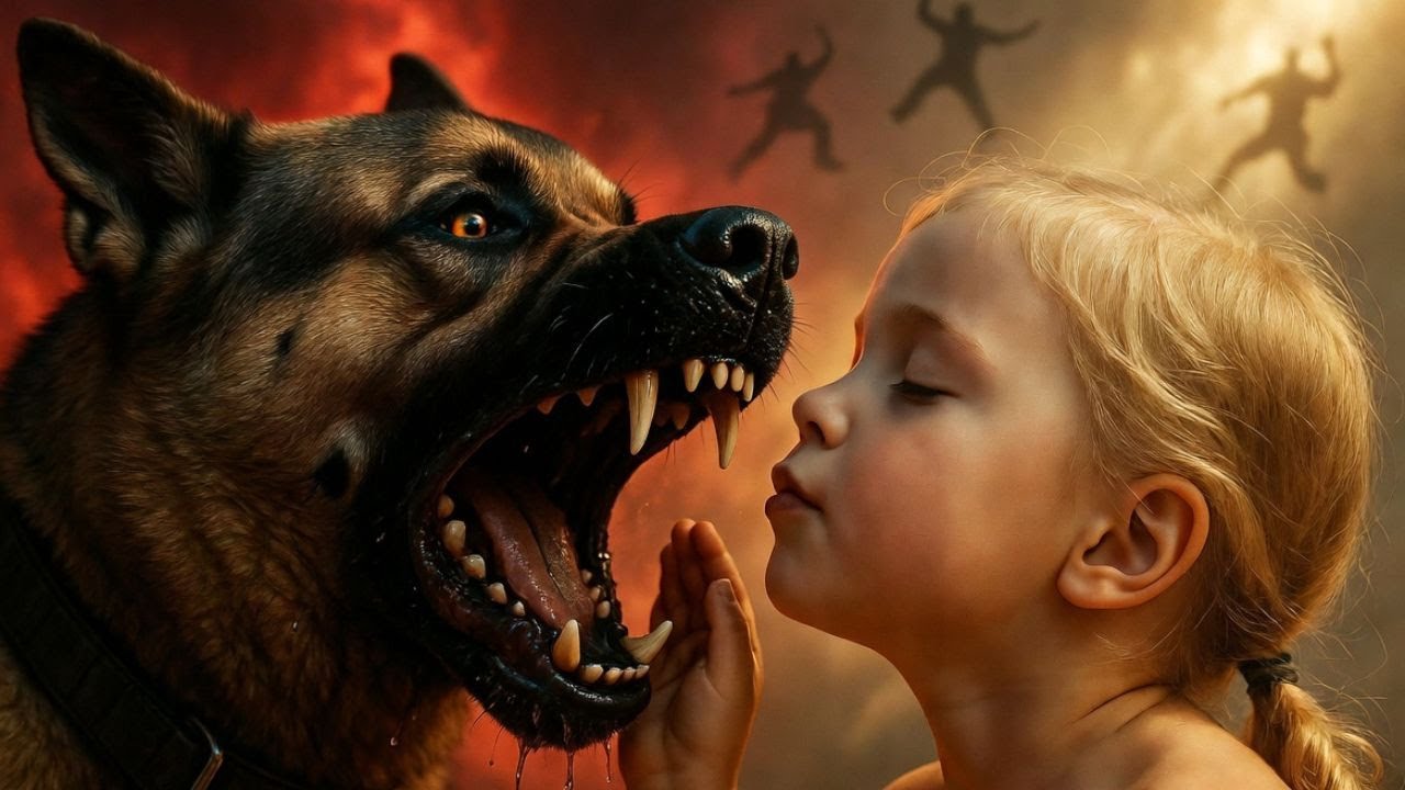 Nobody Could Tame This Wild Police Dog — Then a Little Girl Did Something Shocking!