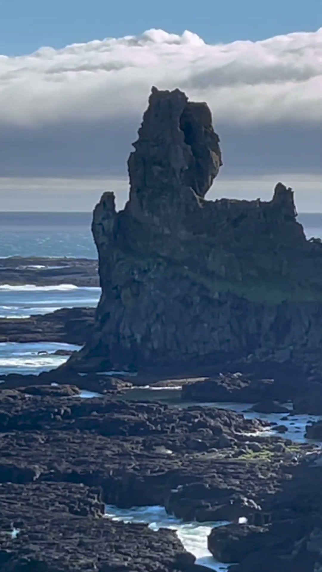 Londrangar Rock Pinnacles - Spectacular Iceland  #travel #rockformations #naturelovers — Lóndrangar — video poster