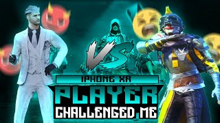 🔥Iphone Xr Player Challenged Me🥵 | Low End Device Player Vs Iphone Xr Player | Crazyxjokeryt |