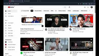 Youtube UI Clone Using Tailwind CSS and JavaScript. Understanding Flexbox