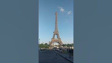 Beautiful Eiffel Tower view from Place du Trocadéro-Trip to Paris 2019-पेरिस एइफ्फेल टावर  #Shorts