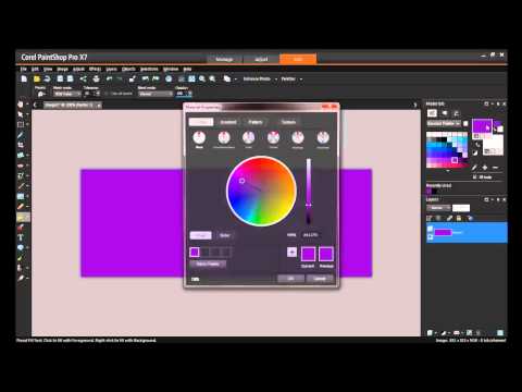 How To Use Color Harmonies In Paintshop Pro X7