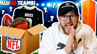 ONE SIGNED MYSTERY ITEM FROM ALL 32 NFL TEAMS! (This is Insane!)