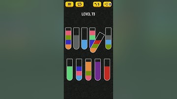 Water sort Puzzle | Level 73 | Gameplay Walkthrough