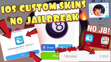 IOS HD CUSTOM SKINS NO JAILBREAK! | IOS 13 NO JB FILZA | Agar.io Mobile