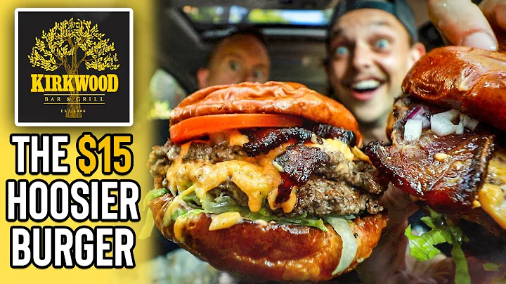 Eating Kirkwood Bar's *HOOSIER BURGER* | Chicago's...
