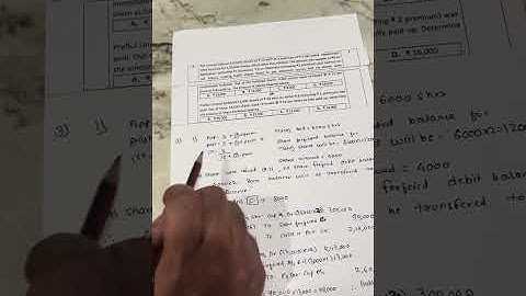 CBSE Accountancy Class 12 Sample paper 2025 26 Part 1