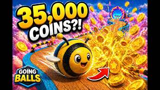   I Collected 35,000 Coins in Going Balls! 😱💰 (Bee Ball Adventure)