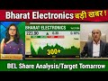 Bharat electronics share latest newsbharat electronics stock analysisbel share target tomorrow