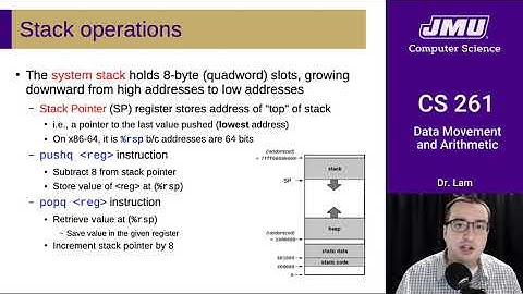 JMU CS261 12 Assembly Data Part 03 - Stack Management