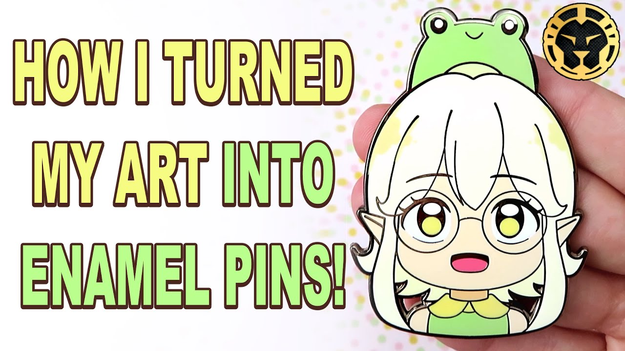 How I Turned My Art Into Enamel Pins!
