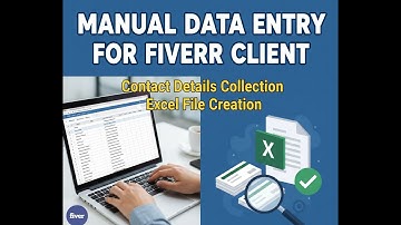 Fiverr Data Entry Project | How I Collect Contact Details & Make Excel File Manually