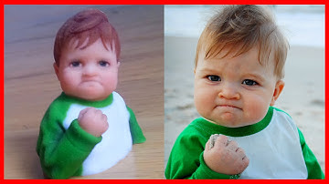 Shapeways: Success Kid 3D printed model [UNBOXING]