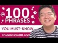 100 Phrases Every Korean Beginner Must-Know