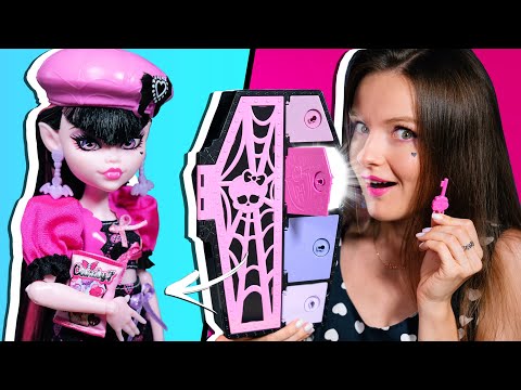 19+ СЕКРЕТОВ в шкафу Draculaura Skulltimate Secrets: ключ Color Reveal?