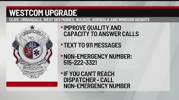 Upgrade underway for Westcom Emergency Communications Center systems