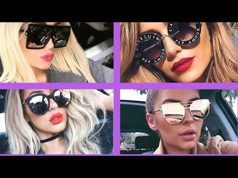 lentes de sol para mujer de moda 2021/las mejores gafas /hermosa y elegantes