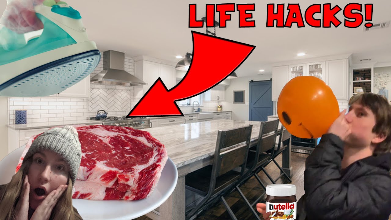 Trying STUPID Life Hacks - YouTube