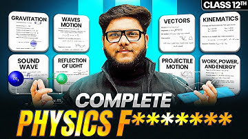Complete Physics Formula in One Shot 🔥| CBSE Class 12th Boards